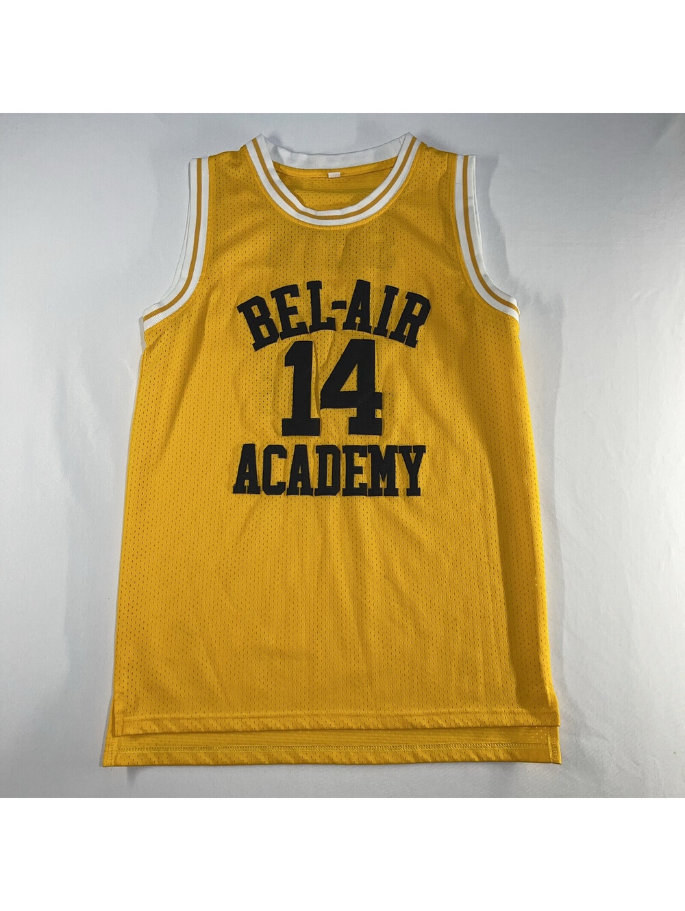Bel Air Academy Jersey M Men Yellow Basketball The Fresh Prince Will Smith #14